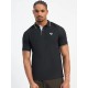 SG H1MP84082 Men Black Polo T-Shirt, Black, S