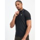 SG H1MP84082 Men Black Polo T-Shirt, Black, S