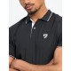 SG H1MP84082 Men Black Polo T-Shirt, Black, S