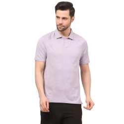 SG H1MP84091 Men Ash Voilet Polo T-Shirt