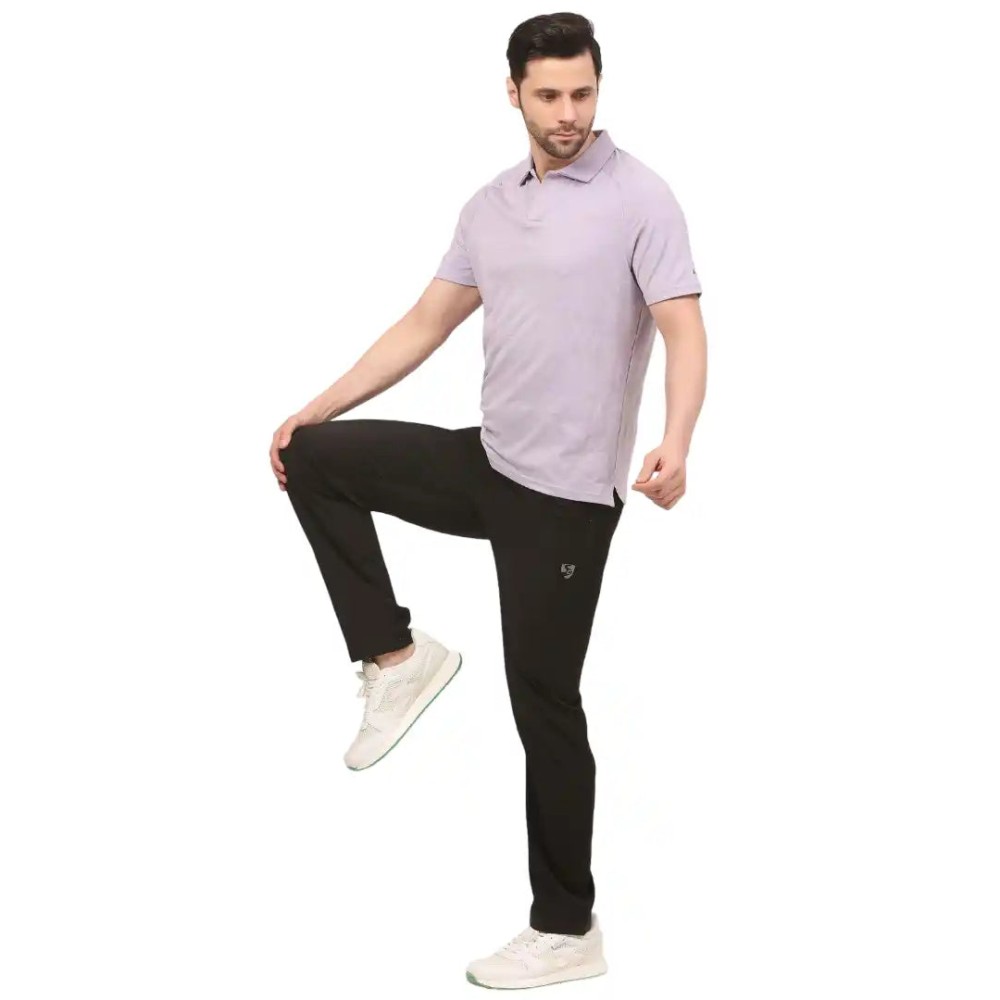 SG H1MP84091 Men Ash Voilet Polo T-Shirt, Ash Voilet, S SG H1MP84091 Men Ash Voilet Polo T-Shirt, Ash Voilet, S