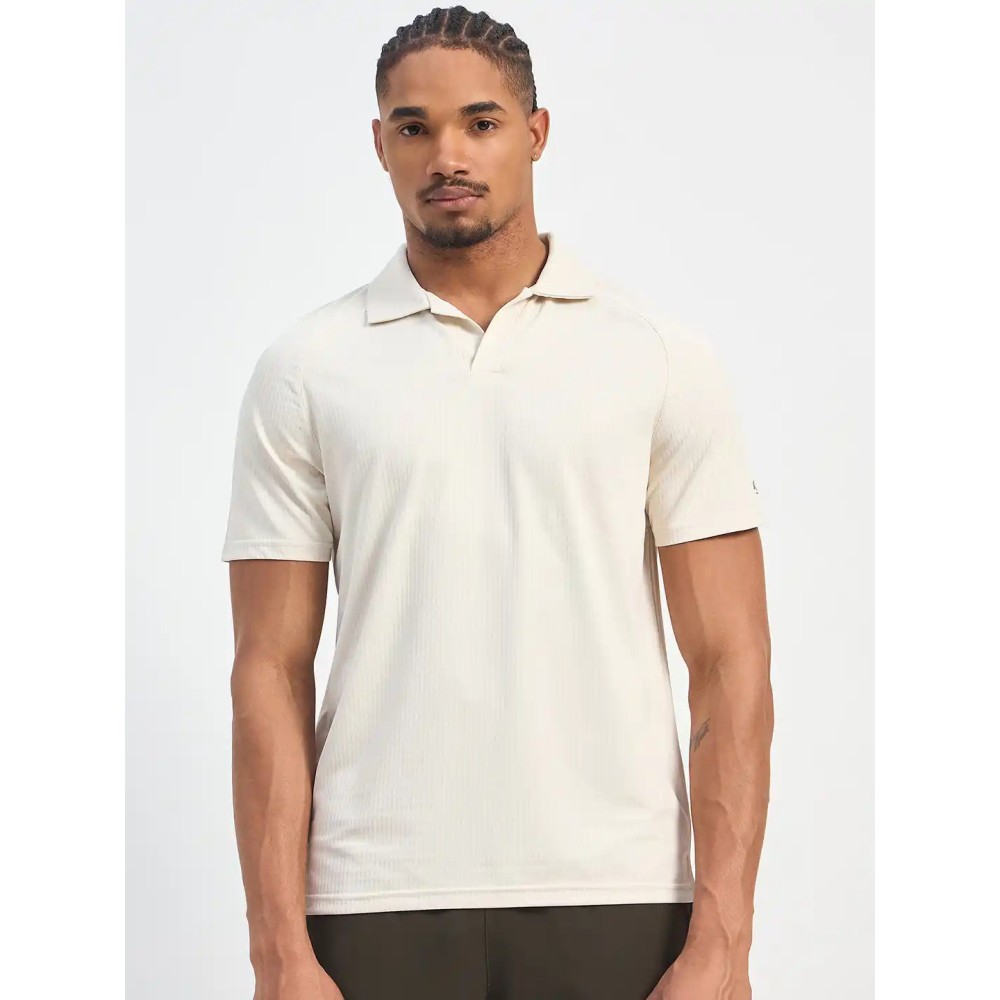 SG H1MP84092 Men Egg White Polo T-Shirt, Egg White, S