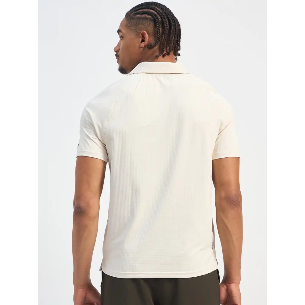 SG H1MP84092 Men Egg White Polo T-Shirt, Egg White, S