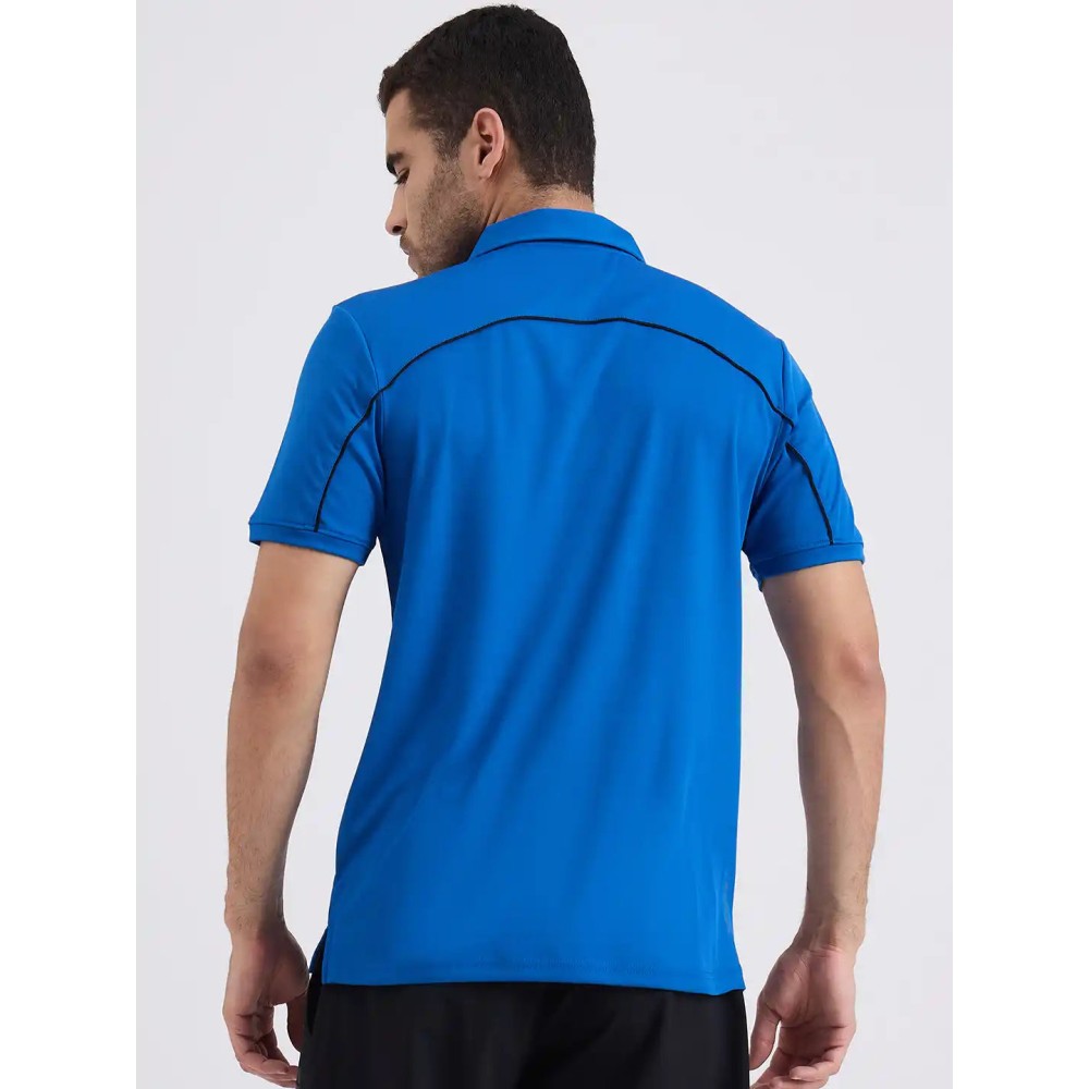 SG H1MP84102 Men Aqua Polo T-Shirt, Aqua, S