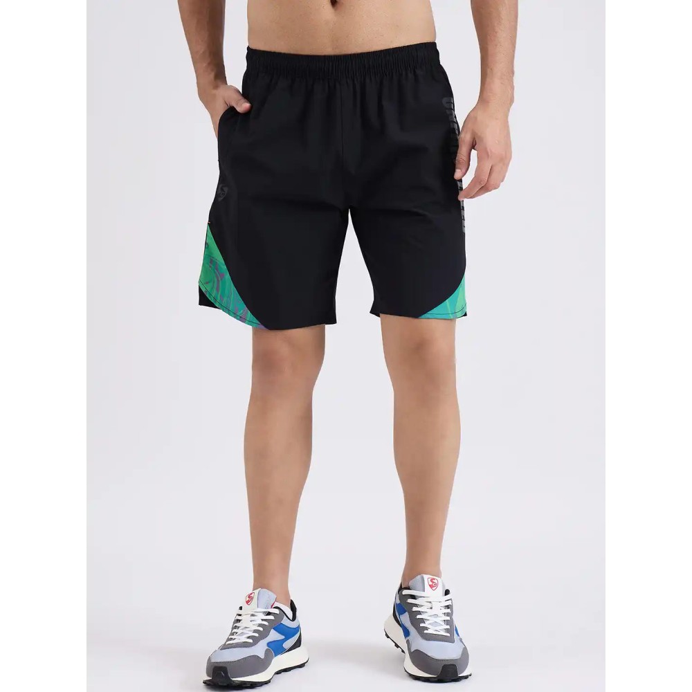 SG H1MS83942 Men Black Shorts, Black, S