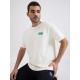 SG H1MT83182 Men Cream T-Shirt, Cream, S SG H1MT83182 Men Cream T-Shirt, Cream, S