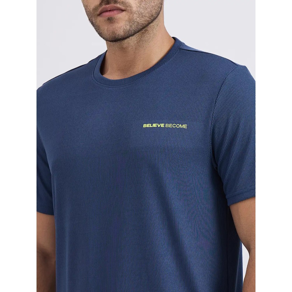 SG H1MT83652 Men Vintage Indigo T-Shirt, Vintage Indigo, S