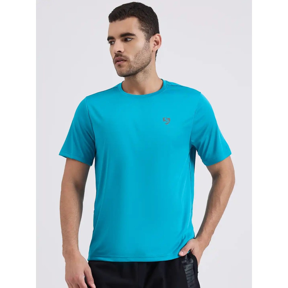 SG H1MT83681 Men Turquoise T-Shirt, Turquoise, S SG H1MT83681 Men Turquoise T-Shirt, Turquoise, S