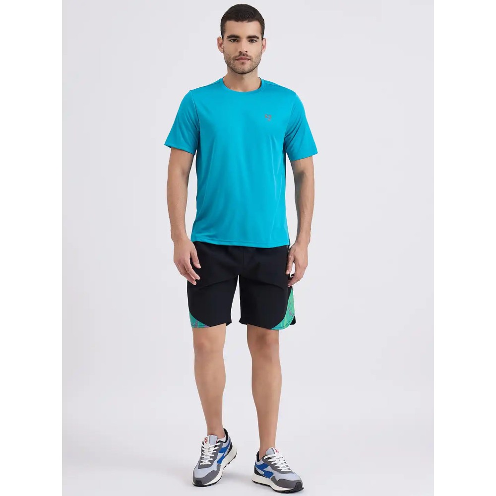 SG H1MT83681 Men Turquoise T-Shirt, Turquoise, S SG H1MT83681 Men Turquoise T-Shirt, Turquoise, S