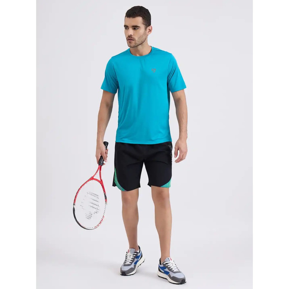 SG H1MT83681 Men Turquoise T-Shirt, Turquoise, S SG H1MT83681 Men Turquoise T-Shirt, Turquoise, S