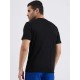 SG H1MT83682 Men Black T-Shirt, Black, S