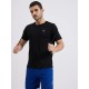 SG H1MT83682 Men Black T-Shirt, Black, S