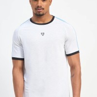 SG H1MT83691 Men White T-Shirt, White, S