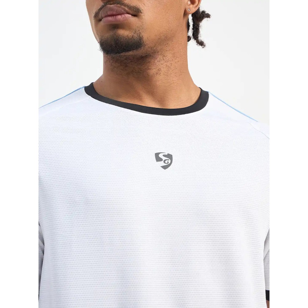SG H1MT83691 Men White T-Shirt, White, S SG H1MT83691 Men White T-Shirt, White, S