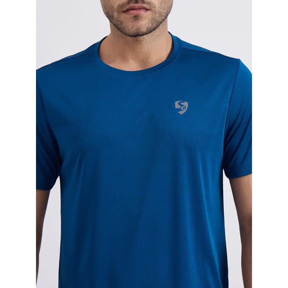 SG H1MT83722 Men Teal T-Shirt, Teal, S SG H1MT83722 Men Teal T-Shirt, Teal, S