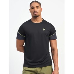 SG H1MT83742 Men Black T-Shirt