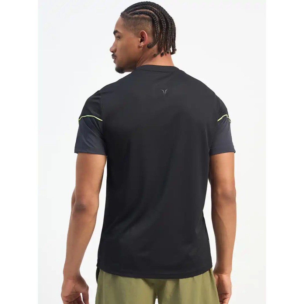 SG H1MT83742 Men Black T-Shirt, Black, S SG H1MT83742 Men Black T-Shirt, Black, S