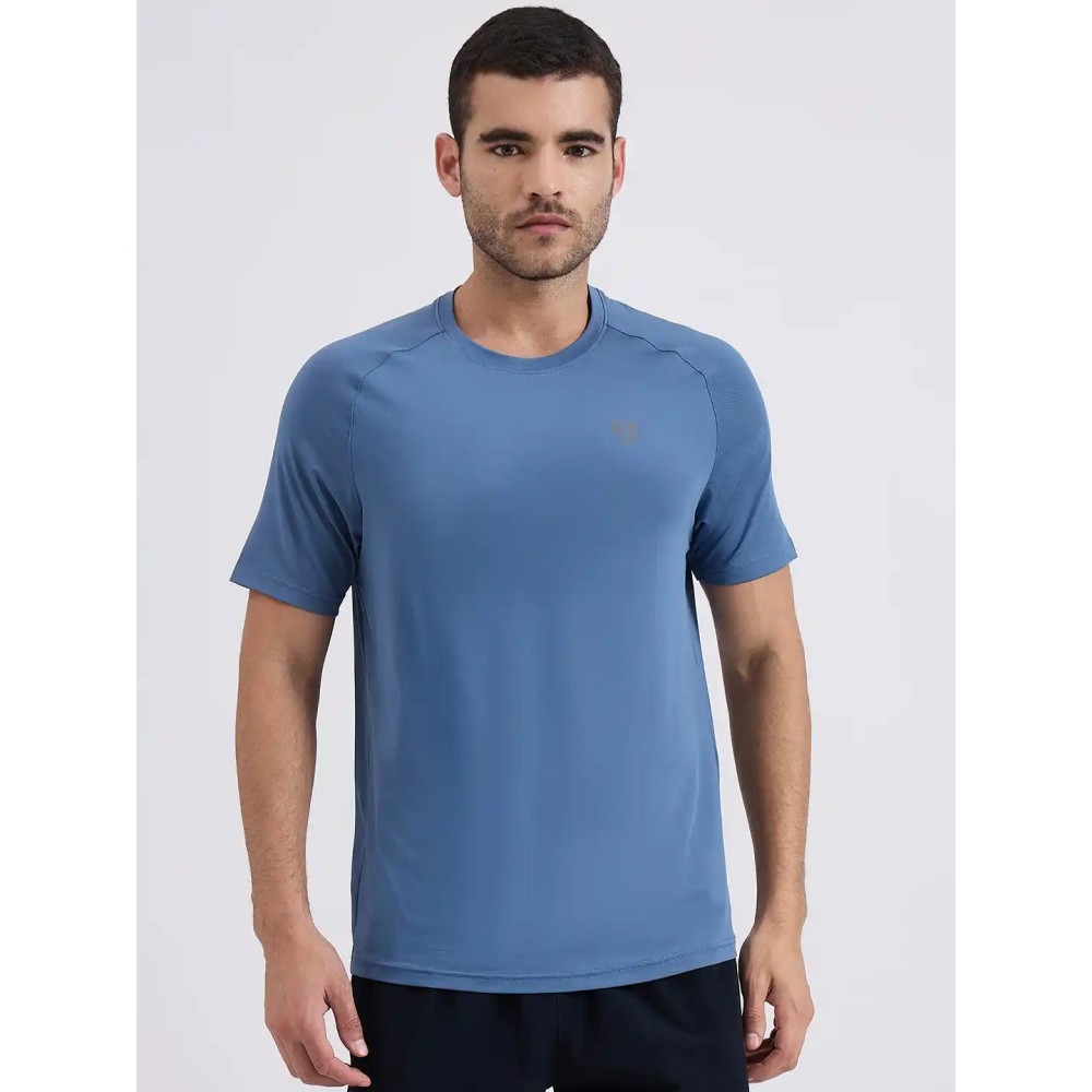 SG H1MT83786 Men Carmel Blue T-Shirt, Carmel Blue, S SG H1MT83786 Men Carmel Blue T-Shirt, Carmel Blue, S