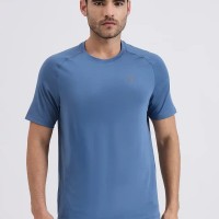 SG H1MT83786 Men Carmel Blue T-Shirt, Carmel Blue, S