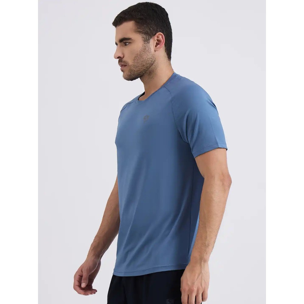 SG H1MT83786 Men Carmel Blue T-Shirt, Carmel Blue, S SG H1MT83786 Men Carmel Blue T-Shirt, Carmel Blue, S