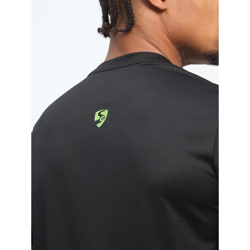 SG H1MT84141 Men Black T-Shirt, Black, S SG H1MT84141 Men Black T-Shirt, Black, S