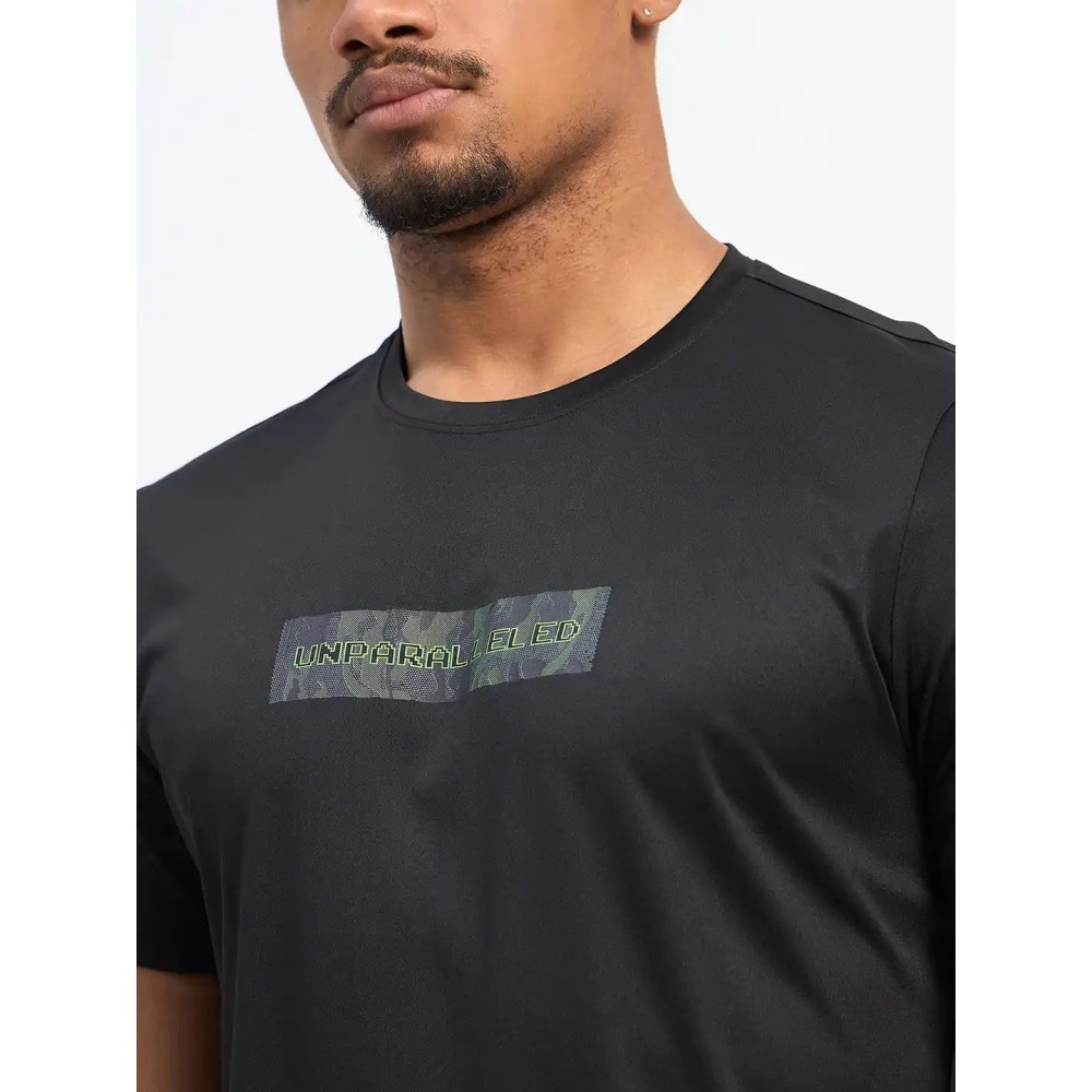 SG H1MT84141 Men Black T-Shirt, Black, S SG H1MT84141 Men Black T-Shirt, Black, S