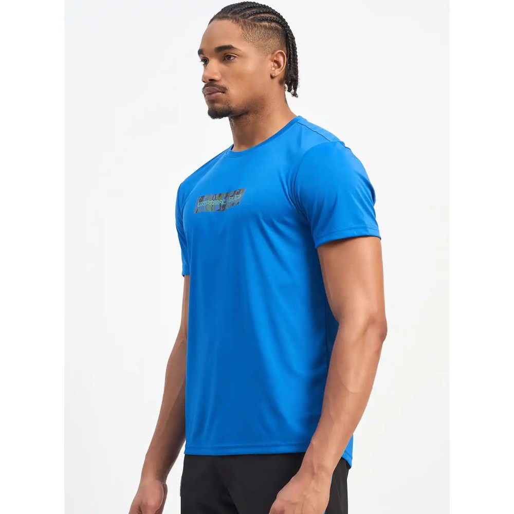 SG H1MT84142 Men Aqua T-Shirt, Aqua, S