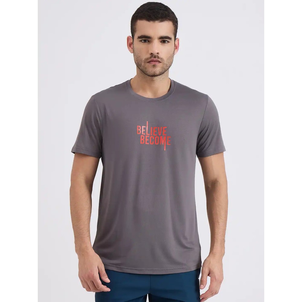 SG H1MT84151 Men Dark Grey T-Shirt, Dark Grey, S SG H1MT84151 Men Dark Grey T-Shirt, Dark Grey, S