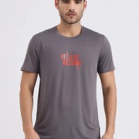 SG H1MT84151 Men Dark Grey T-Shirt, Dark Grey, S