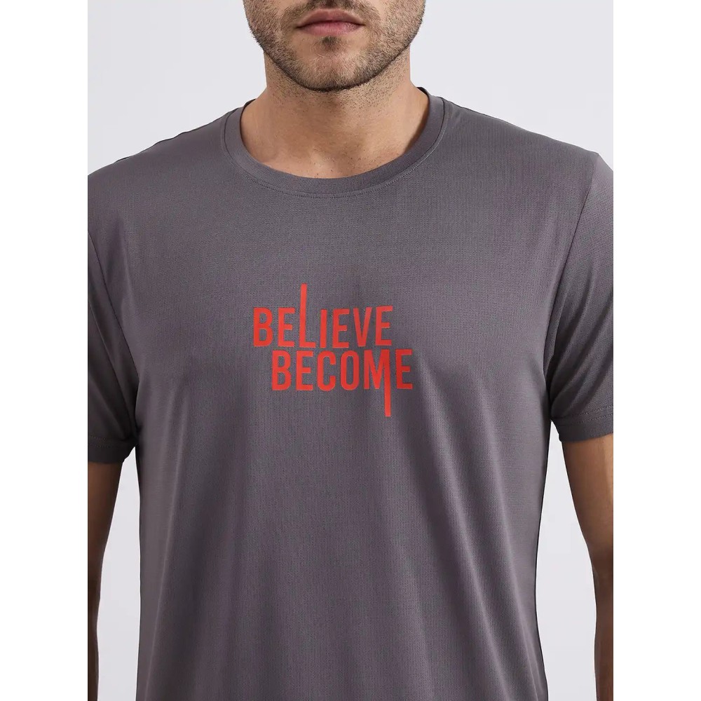SG H1MT84151 Men Dark Grey T-Shirt, Dark Grey, S SG H1MT84151 Men Dark Grey T-Shirt, Dark Grey, S