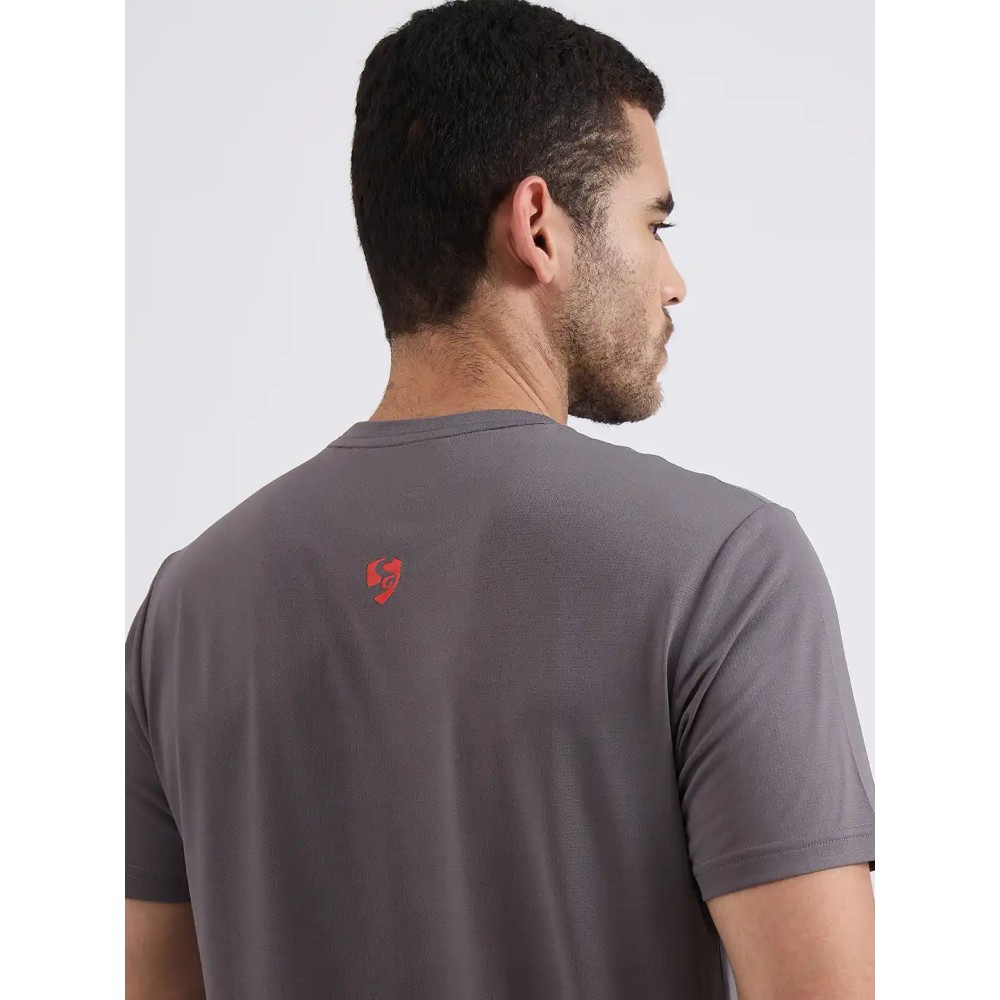 SG H1MT84151 Men Dark Grey T-Shirt, Dark Grey, S SG H1MT84151 Men Dark Grey T-Shirt, Dark Grey, S