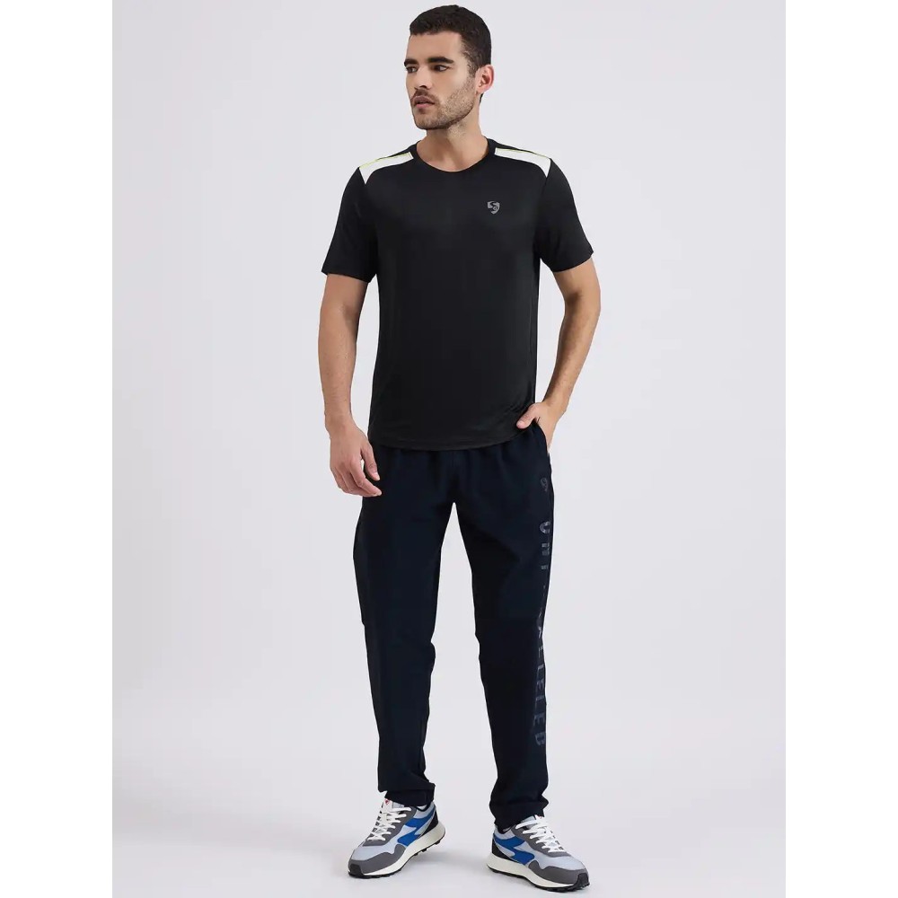 SG H1MT84161 Men Black T-Shirt, Black, S SG H1MT84161 Men Black T-Shirt, Black, S