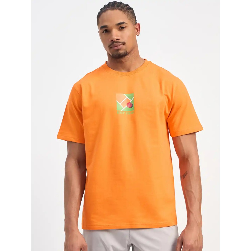 SG H1MT84171 Men Orange T-Shirt, Orange, S SG H1MT84171 Men Orange T-Shirt, Orange, S