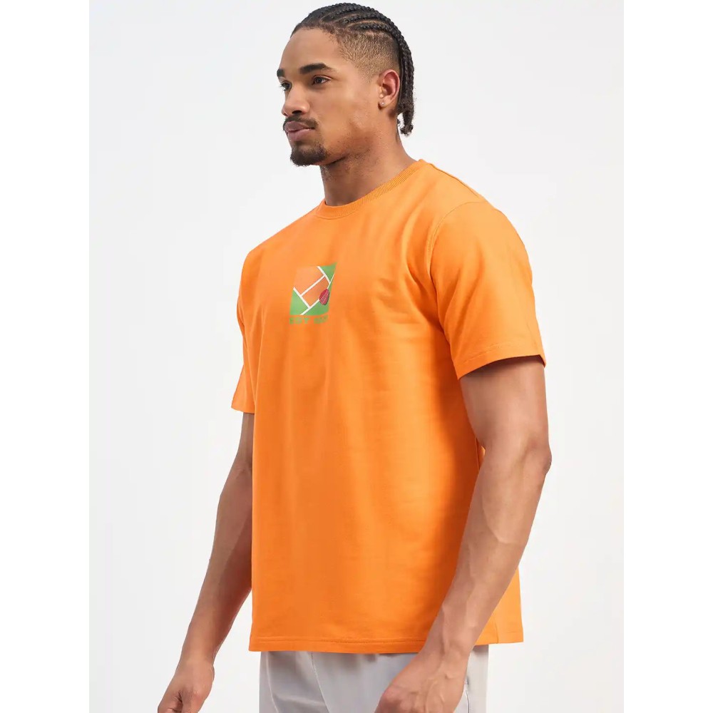 SG H1MT84171 Men Orange T-Shirt, Orange, S SG H1MT84171 Men Orange T-Shirt, Orange, S