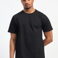 SG H1MT84181 Men Black T-Shirt, Black, S