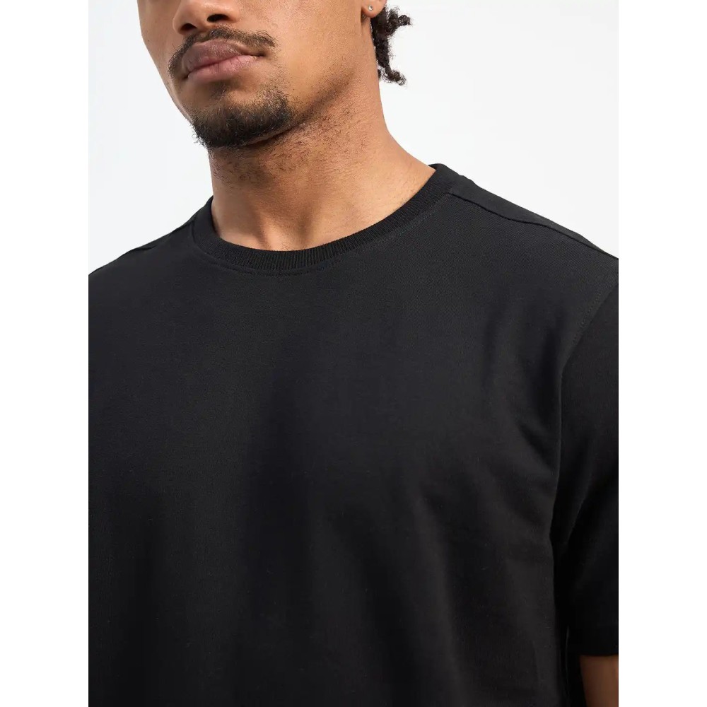 SG H1MT84181 Men Black T-Shirt, Black, S SG H1MT84181 Men Black T-Shirt, Black, S