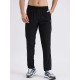 SG H1MTP84012 Men Black Track Pant, Black, S