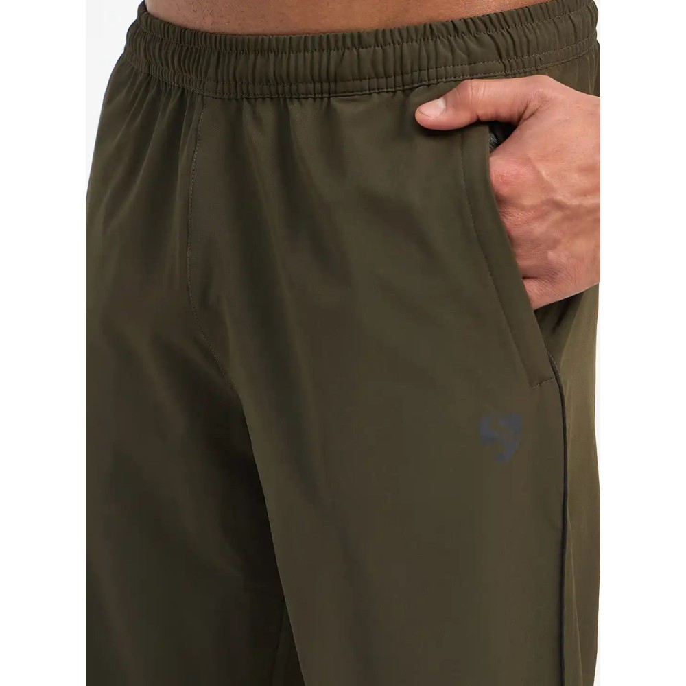 SG H1MTP84031 Men Olive Track Pant, Olive, S