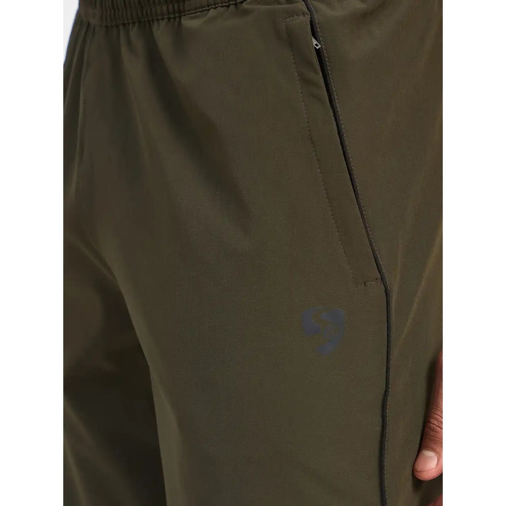 SG H1MTP84031 Men Olive Track Pant, Olive, S