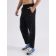 SG H1MTP84121 Men Black Track Pant, Black, S