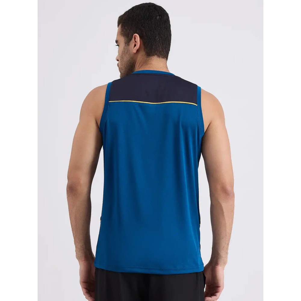 SG H1MV83601 Men Teal/Navy T-Vest, Teal/ Navy, S SG H1MV83601 Men Teal/Navy T-Vest, Teal/ Navy, S