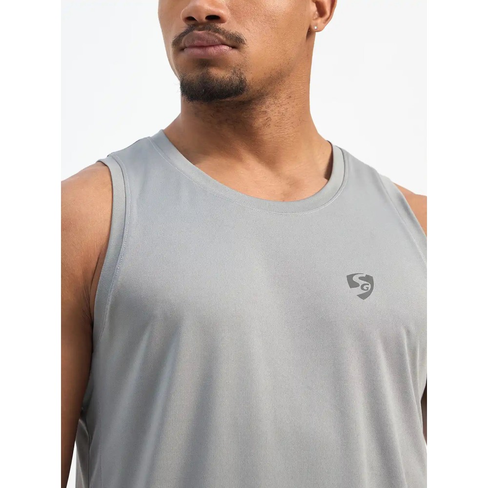 SG H1MV83602 Men Light Grey/ Dark Grey T-Vest, Light Grey/Dark Grey, S SG H1MV83602 Men Light Grey/ Dark Grey T-Vest, Light Grey/Dark Grey, S