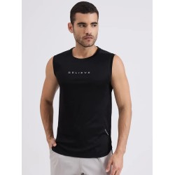 SG H1MV83631 Men Black T-Vest
