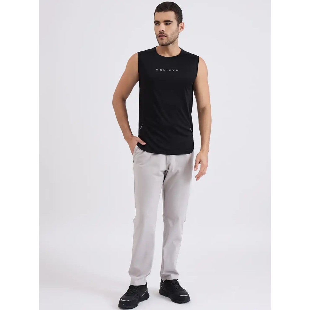 SG H1MV83631 Men Black T-Vest, Black, S SG H1MV83631 Men Black T-Vest, Black, S