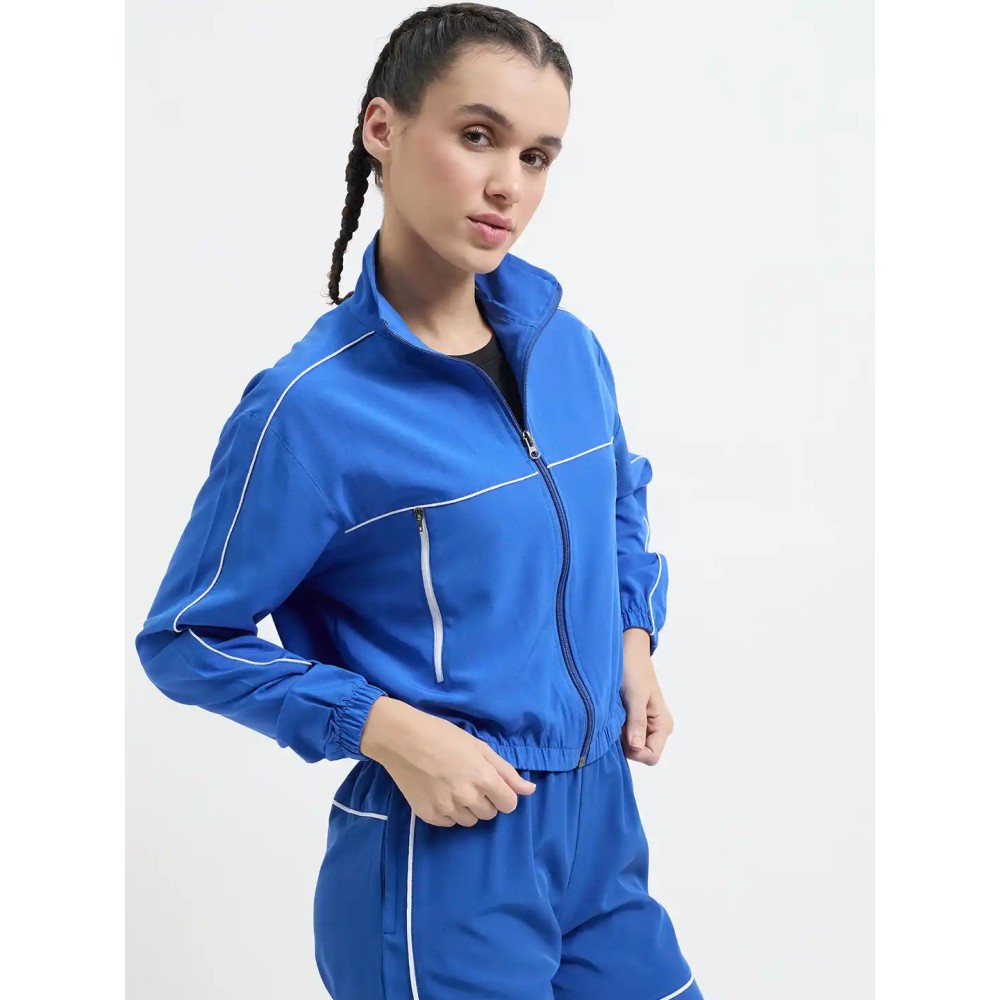 SG H1WJ83521 Women Cobalt Blue Jacket, Cobalt Blue, S