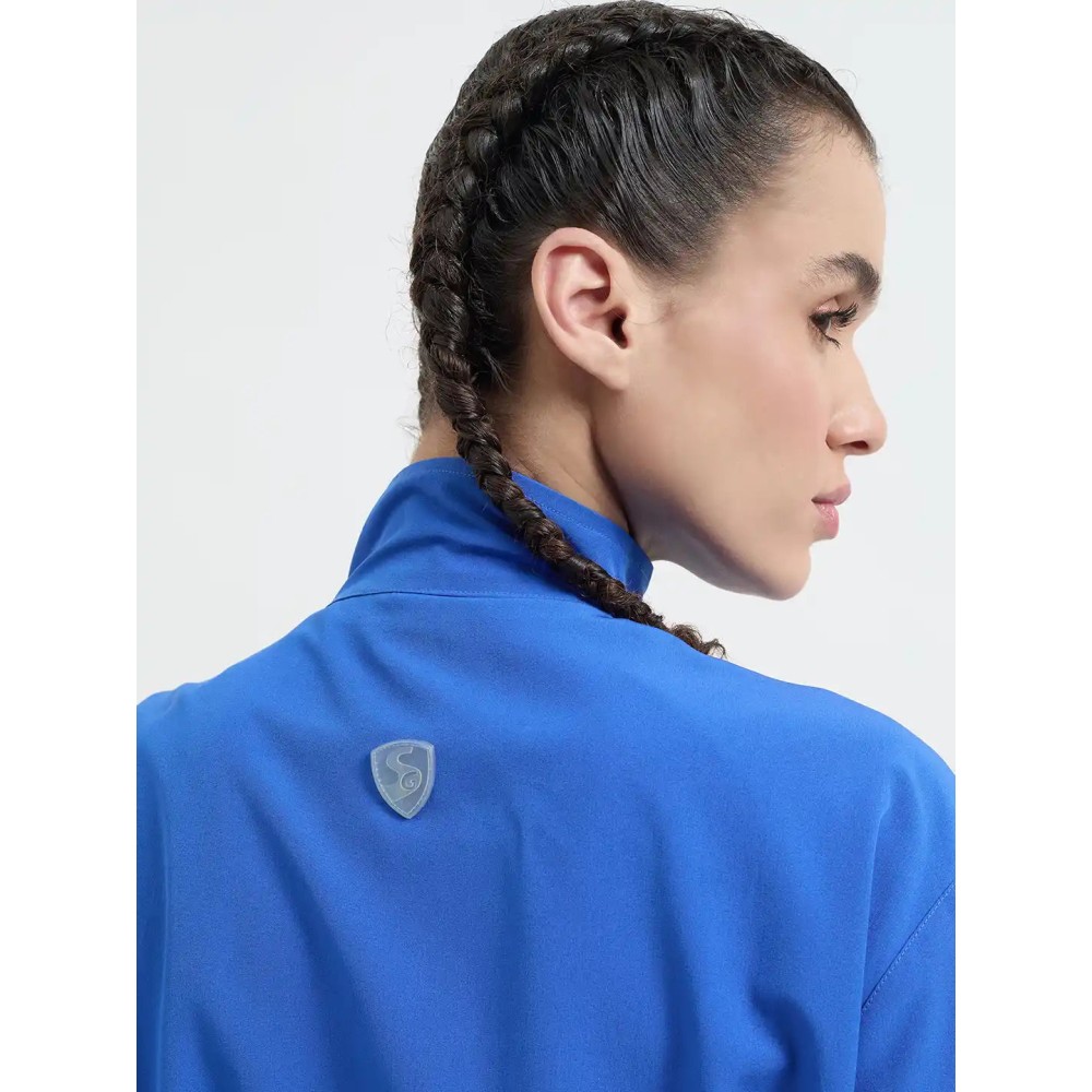 SG H1WJ83521 Women Cobalt Blue Jacket, Cobalt Blue, S