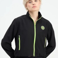 SG H1WJ83532 Women Black Jacket, Black, S