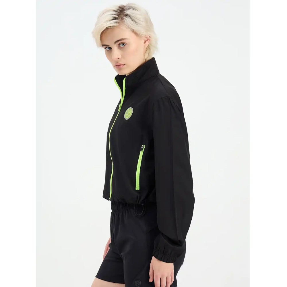 SG H1WJ83532 Women Black Jacket, Black, S