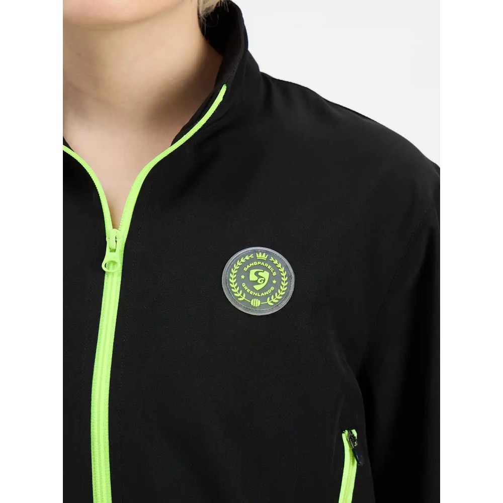 SG H1WJ83532 Women Black Jacket, Black, S