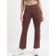 SG H1WL83371 Women Brown Legging, Brown, S SG H1WL83371 Women Brown Legging, Brown, S